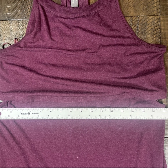 Sweaty Betty Holistic Dress, Jersey Maxi, Maroon Stretch Sleeveless, Size Small - Picture 6 of 10